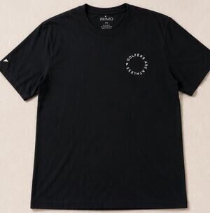 PRIMO Golfers Are Athletes T Shirt Men’s 2XL Black Graphic Golf Casual Tee